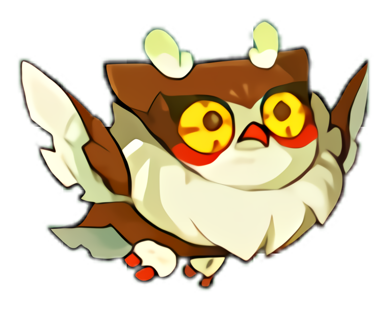 Basic form of Flutterplume Owl