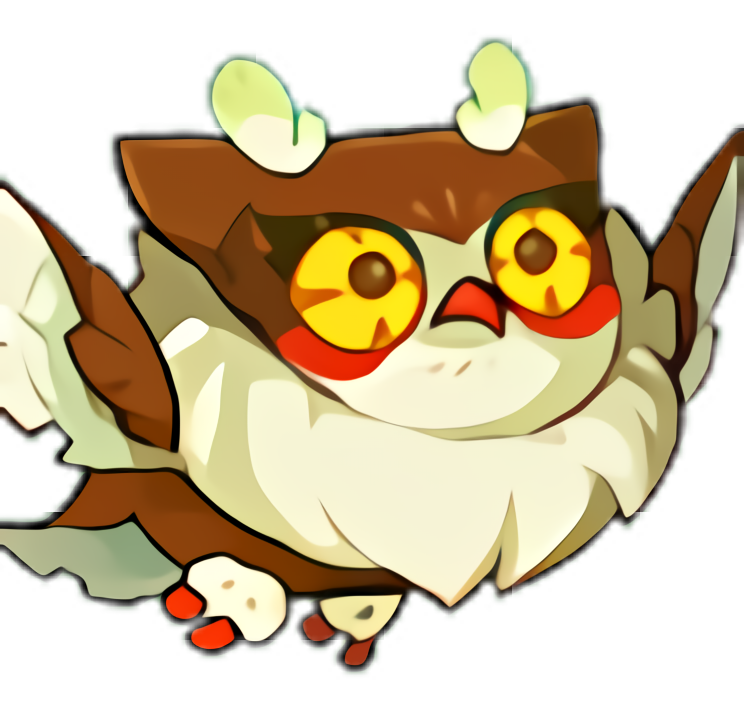 Basic icon of Flutterplume Owl